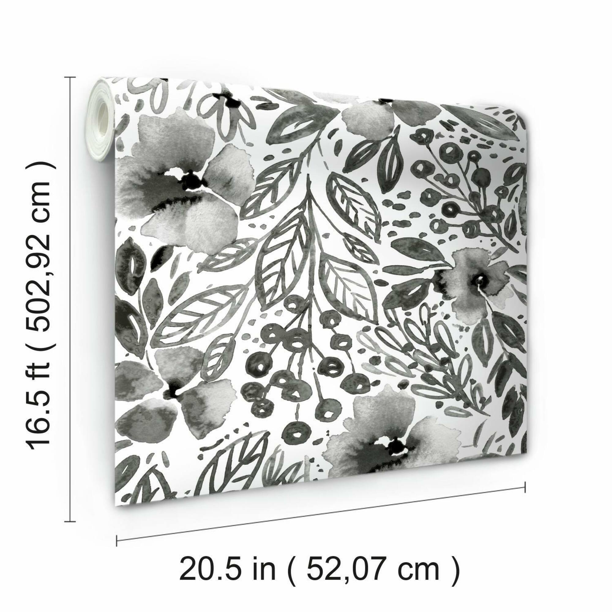 RoomMates Clara Jean April Showers Peel & Stick Wallpaper